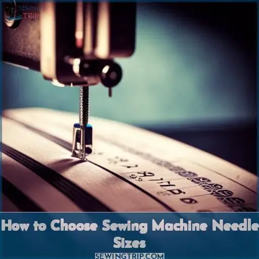 How to Choose Sewing Machine Needle Sizes