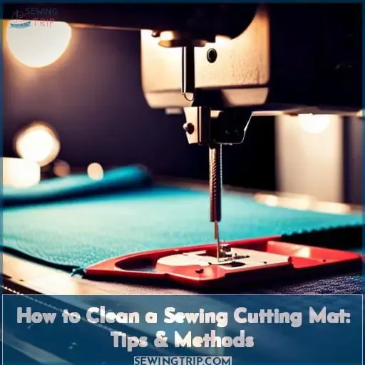 how to clean sewing cutting mat