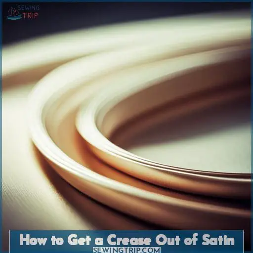How to Get a Crease Out of Satin