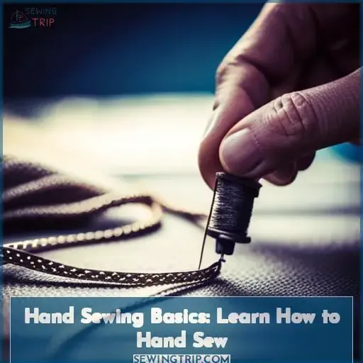 how to hand sew