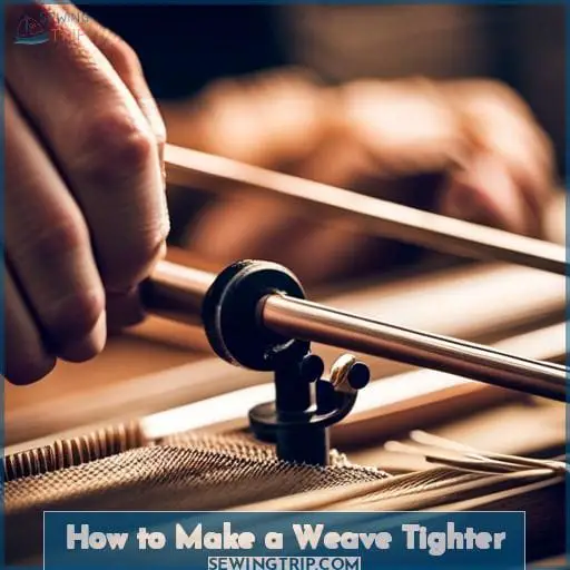 How to Make a Weave Tighter