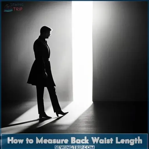 How to Measure Back Waist Length