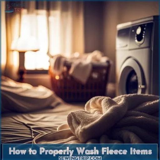 How to Properly Wash Fleece Items