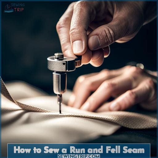 How to Sew a Run and Fell Seam