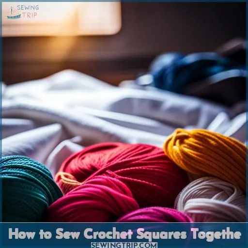 How to Sew Crochet Squares Togethe