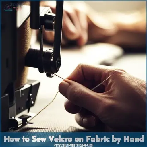 How to Sew Velcro on Fabric by Hand