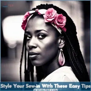 how to style sew in