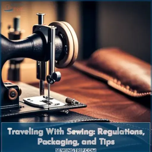 how to travel with sewing