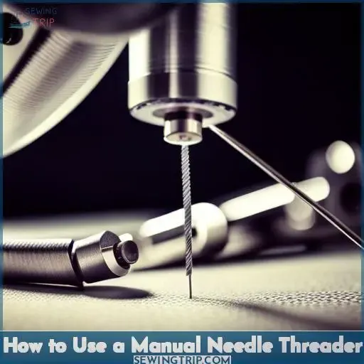 How to Use a Manual Needle Threader
