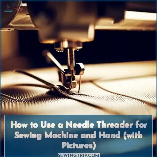 how to use a sewing threader