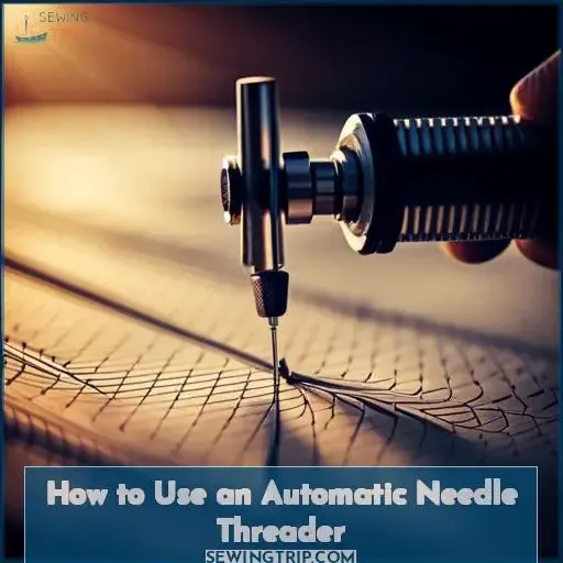 How to Use an Automatic Needle Threader