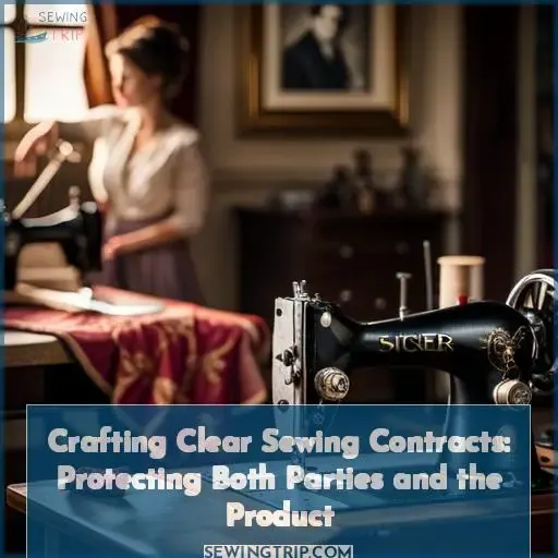 how to write a sewing contract