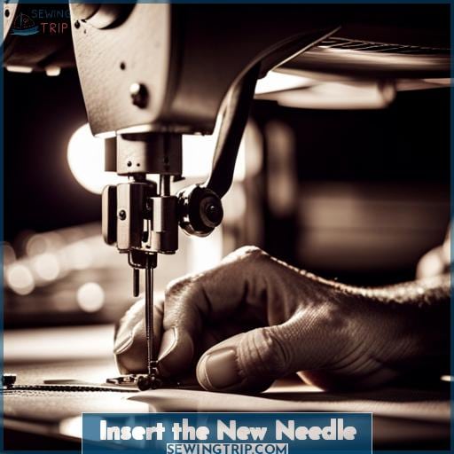 Insert the New Needle