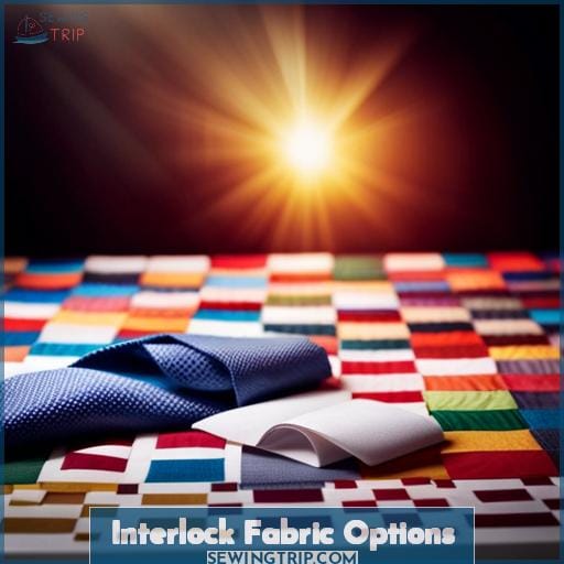 Interlock Fabric Options