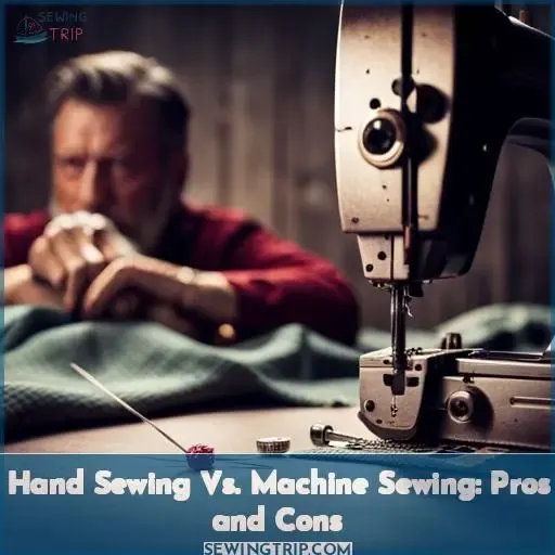 is hand sewing better than machine sewing