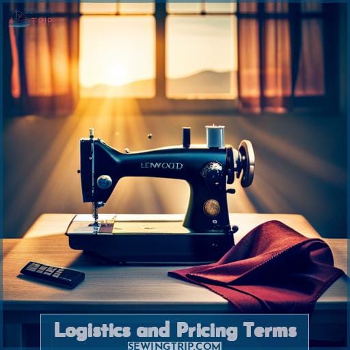 Logistics and Pricing Terms