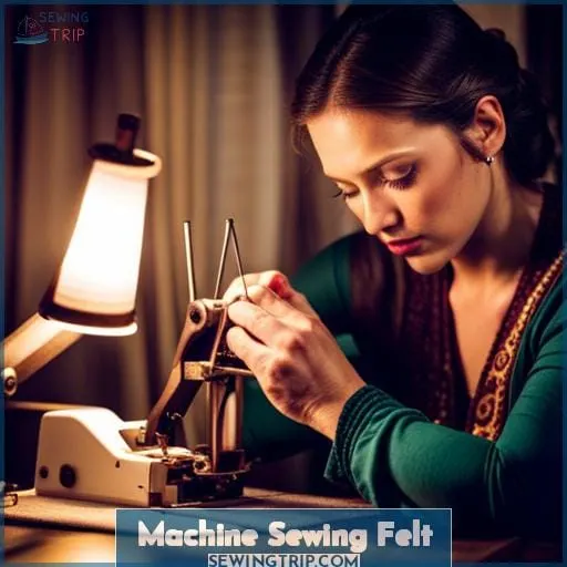 Machine Sewing Felt