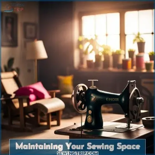 Maintaining Your Sewing Space