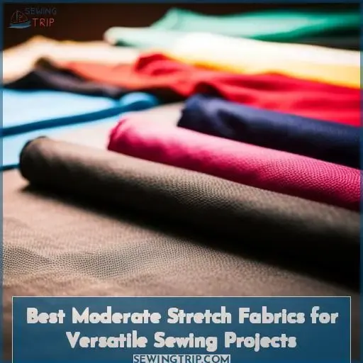 moderate stretch fabric options for your sewing project