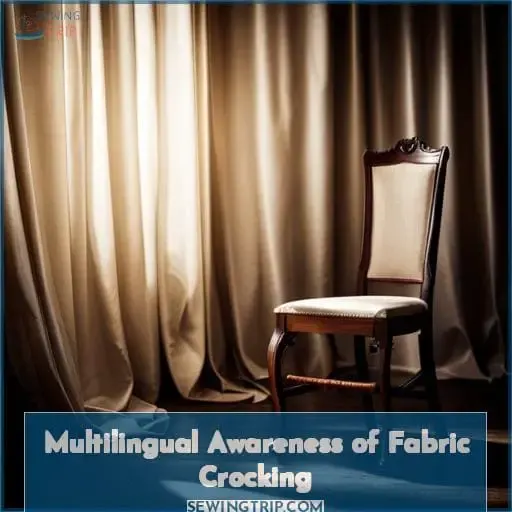 Multilingual Awareness of Fabric Crocking