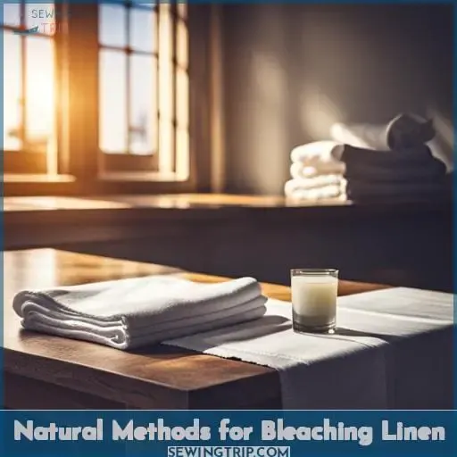 Natural Methods for Bleaching Linen