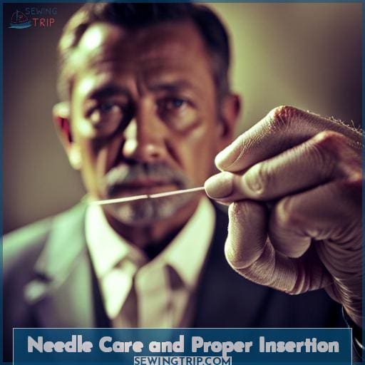 Needle Care and Proper Insertion