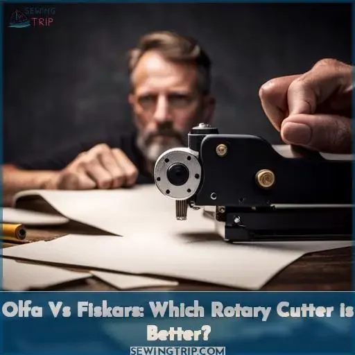 olfa rotary cutter better fiskars