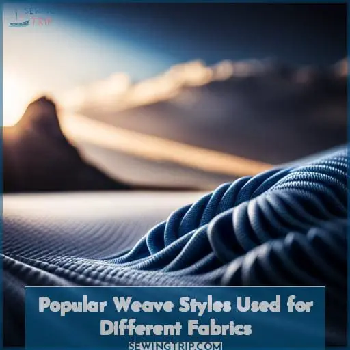 Popular Weave Styles Used for Different Fabrics