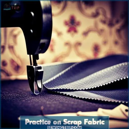 Practice on Scrap Fabric