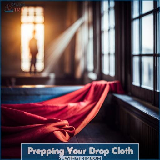 Prepping Your Drop Cloth