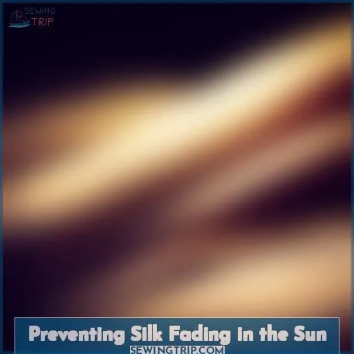 Preventing Silk Fading in the Sun