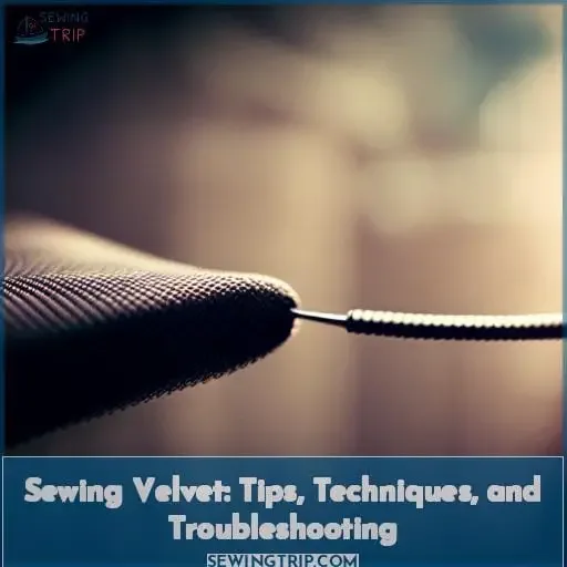 problems sewing velvet