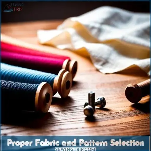 Proper Fabric and Pattern Selection