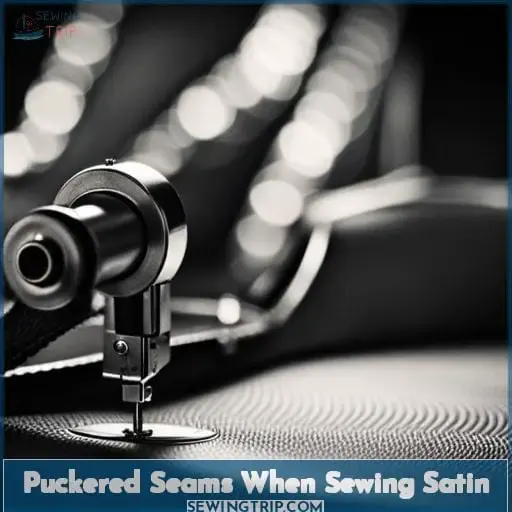 Puckered Seams When Sewing Satin