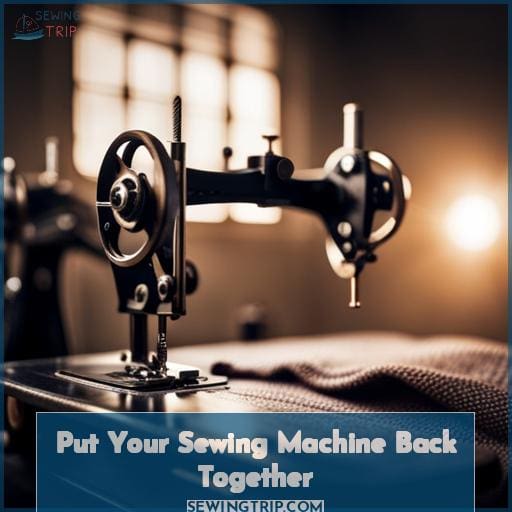 Put Your Sewing Machine Back Together