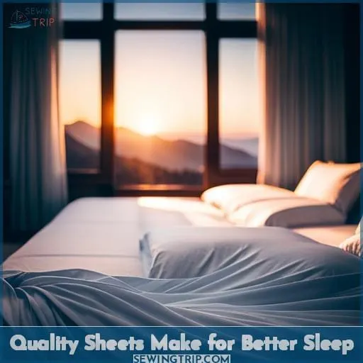 Quality Sheets Make for Better Sleep