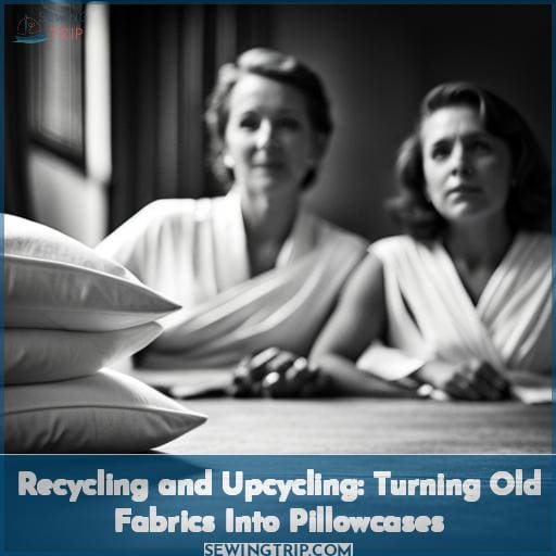 Recycling and Upcycling: Turning Old Fabrics Into Pillowcases