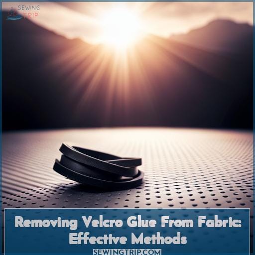 Removing Velcro Glue From Fabric: Effective Methods