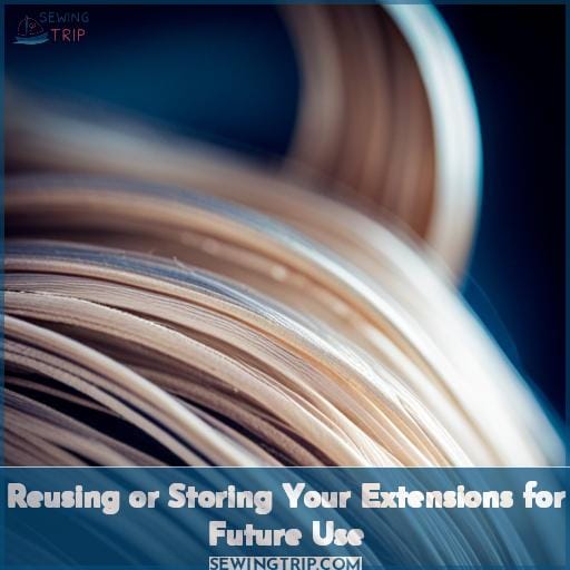 Reusing or Storing Your Extensions for Future Use