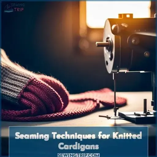 Seaming Techniques for Knitted Cardigans