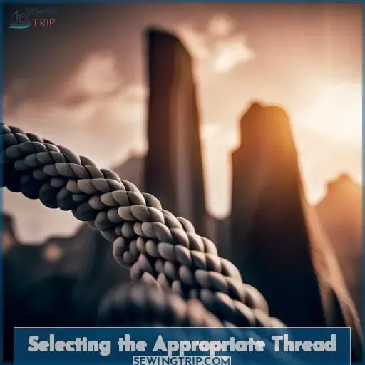 Selecting the Appropriate Thread