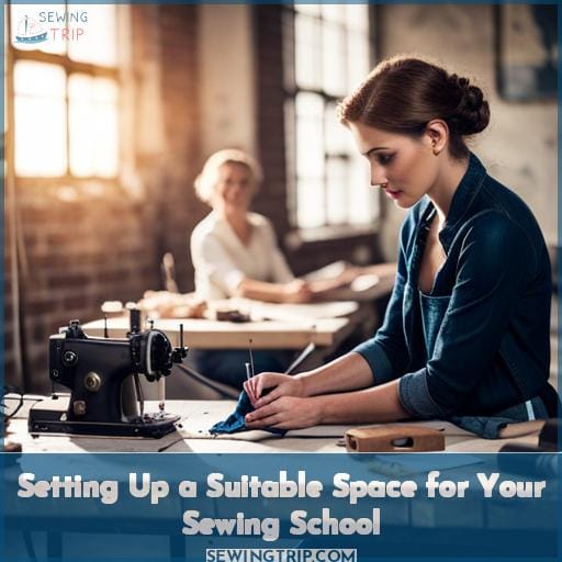 Setting Up a Suitable Space for Your Sewing School