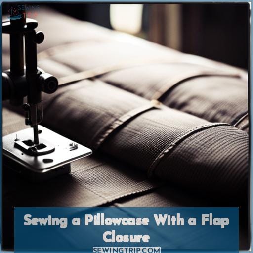 Sewing a Pillowcase With a Flap Closure