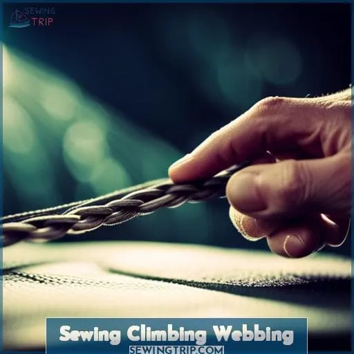 Sewing Climbing Webbing