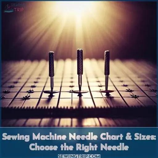 sewing machine needle chart