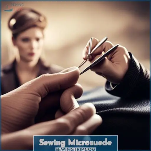 Sewing Microsuede