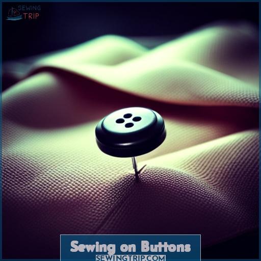 Sewing on Buttons