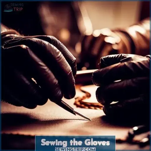 Sewing the Gloves