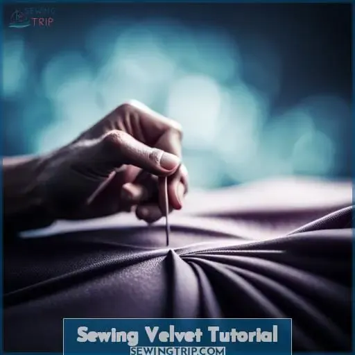 Sewing Velvet Tutorial