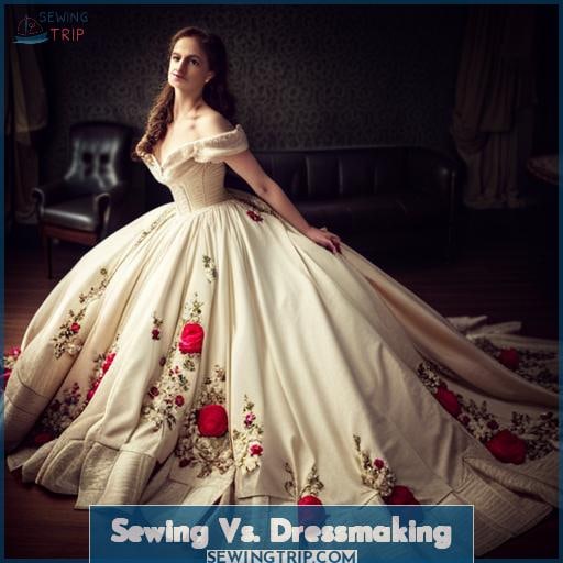 Sewing Vs. Dressmaking